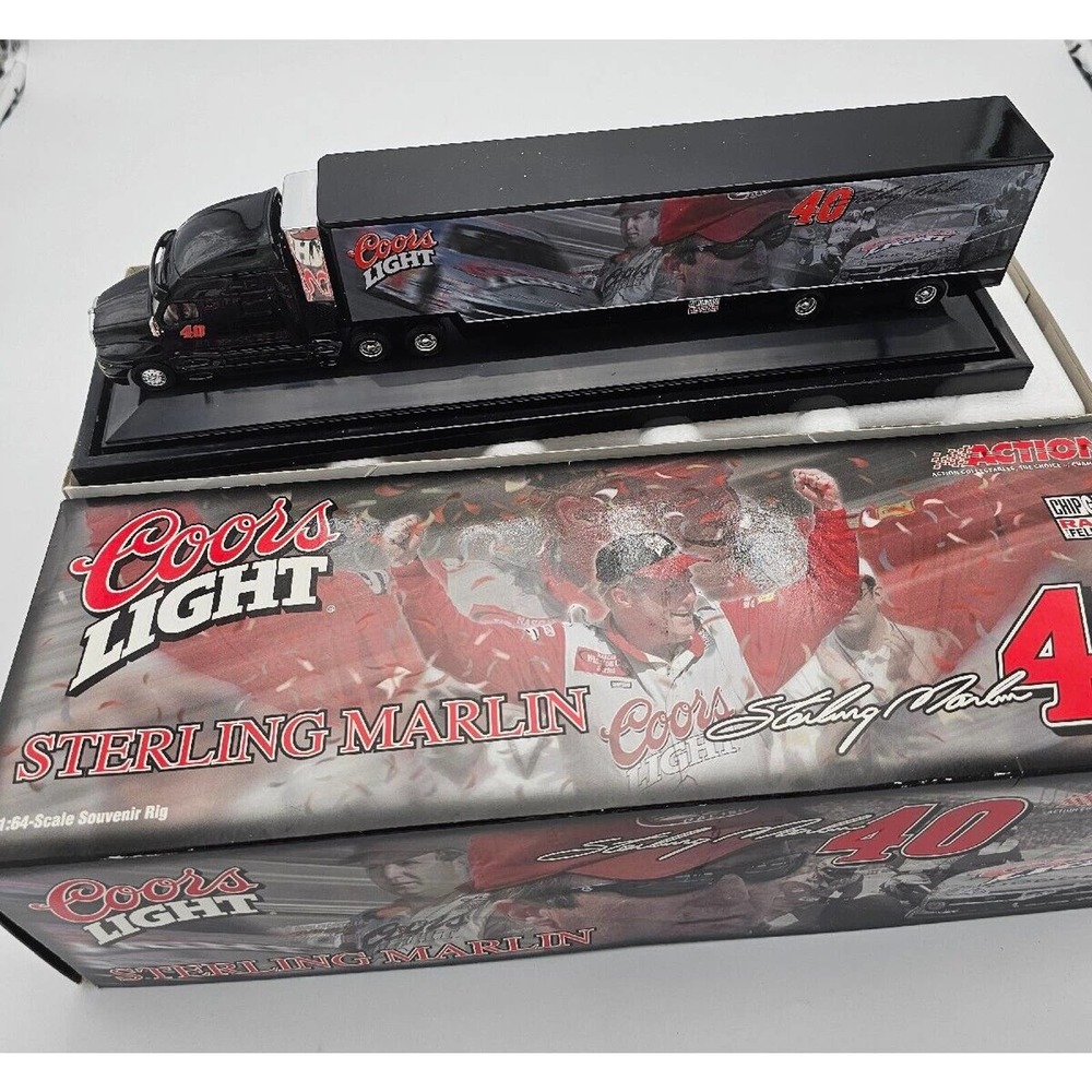Coors Light Transporter Souvenir Rig Sterling Marlin #40 1:64 Action NASCAR